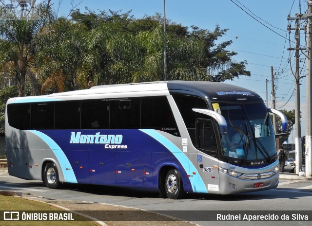 Montano Express 0881 na cidade de São Paulo, São Paulo, Brasil, por Rudnei Aparecido da Silva. ID da foto: 7738631.