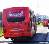 Auto Viação Redentor HE608 na cidade de Curitiba, Paraná, Brasil, por Gabriel Michalski. ID da foto: :id.