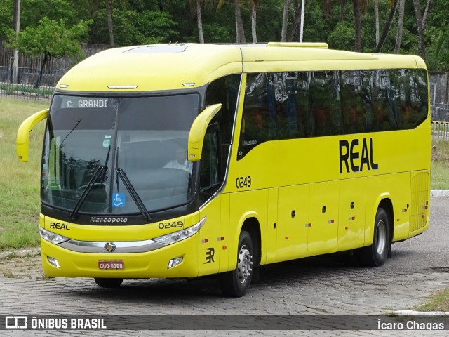 Expresso Real Bus 0249 na cidade de João Pessoa, Paraíba, Brasil, por Ícaro Chagas. Número da foto: #7744370.