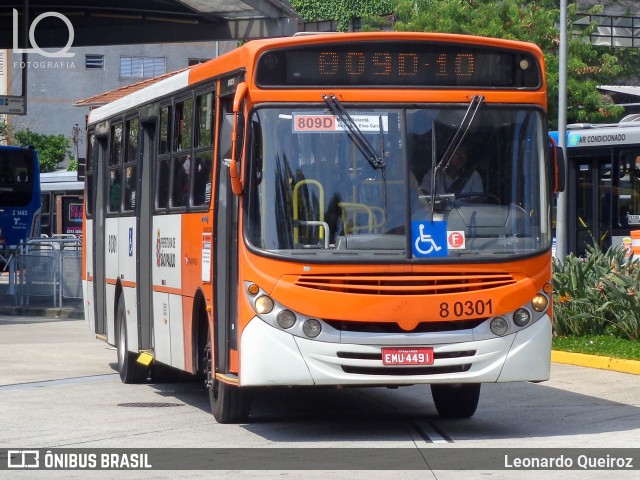 TRANSPPASS - Transporte de Passageiros 8 0301 na cidade de São Paulo, São Paulo, Brasil, por Leonardo Queiroz. ID da foto: 7743956.