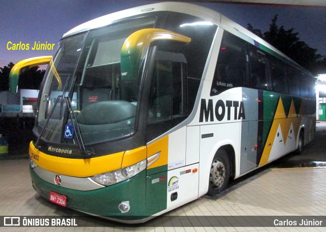Viação Motta 21802 na cidade de Uberaba, Minas Gerais, Brasil, por Carlos Júnior. Número da foto: #7743857.