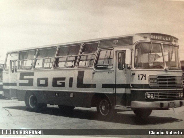 SOGIL - Sociedade de Ônibus Gigante Ltda. 171 na cidade de Gravataí, Rio Grande do Sul, Brasil, por Cláudio Roberto. ID da foto: 7742253.