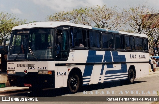 Empresa de Transportes São Luiz 1650 na cidade de Salvador, Bahia, Brasil, por Rafael Fernandes de Avellar. ID da foto: 7744664.