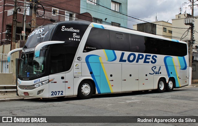 LopeSul Transportes - Lopes e Oliveira Transportes e Turismo - Lopes Sul 2072 na cidade de São Paulo, São Paulo, Brasil, por Rudnei Aparecido da Silva. Número da foto: #7744531.