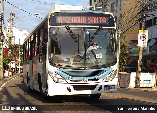 Transportes Estrela C82504 na cidade de Rio de Janeiro, Rio de Janeiro, Brasil, por Yuri Ferreira Marinho. ID da foto: 7742536.