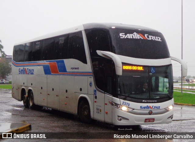 VUSC - Viação União Santa Cruz 2370 na cidade de Santa Cruz do Sul, Rio Grande do Sul, Brasil, por Ricardo Manoel Limberger Carvalho. ID da foto: 7745179.