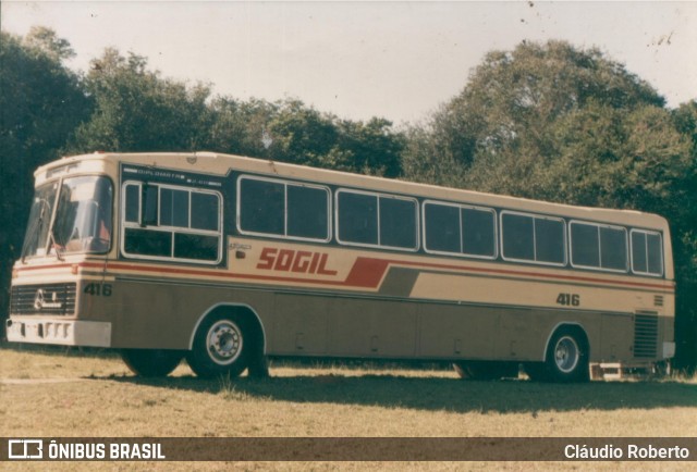 SOGIL - Sociedade de Ônibus Gigante Ltda. 416 na cidade de Gravataí, Rio Grande do Sul, Brasil, por Cláudio Roberto. ID da foto: 7742269.