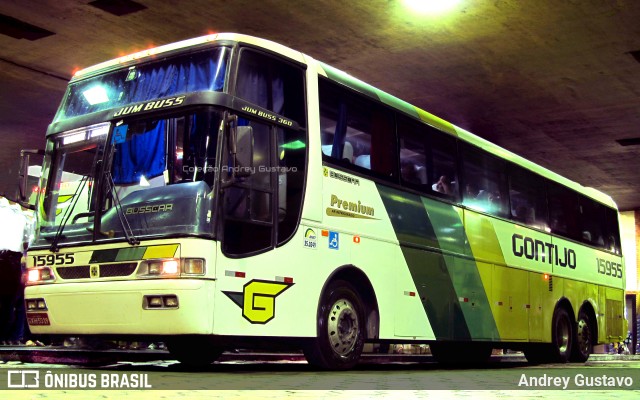 Empresa Gontijo de Transportes 15955 na cidade de Belo Horizonte, Minas Gerais, Brasil, por Andrey Gustavo. ID da foto: 7744153.