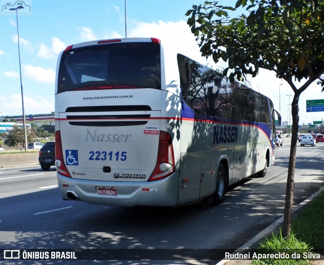 Viação Nasser 223115 na cidade de São Paulo, São Paulo, Brasil, por Rudnei Aparecido da Silva. Número da foto: #7744525.