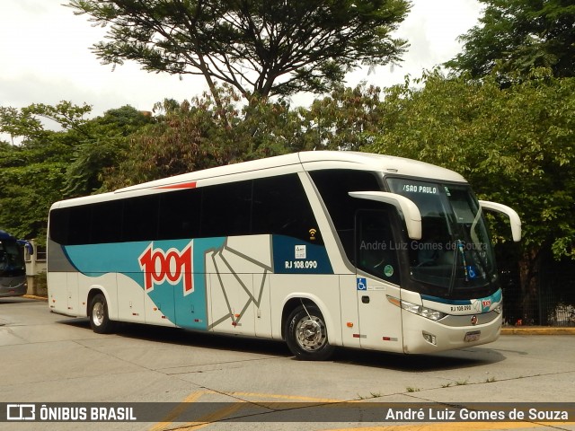 Auto Viação 1001 RJ 108.090 na cidade de São Paulo, São Paulo, Brasil, por André Luiz Gomes de Souza. ID da foto: 7743598.