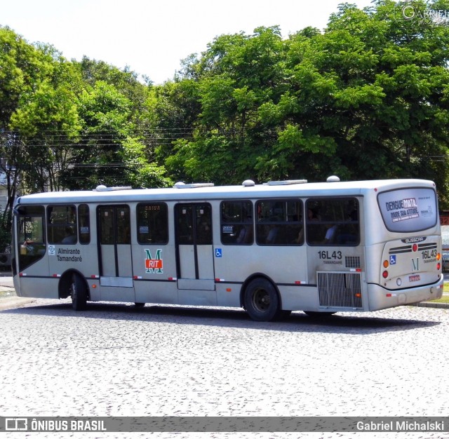 Viação Tamandaré 16L43 na cidade de Curitiba, Paraná, Brasil, por Gabriel Michalski. Número da foto: #7741960.
