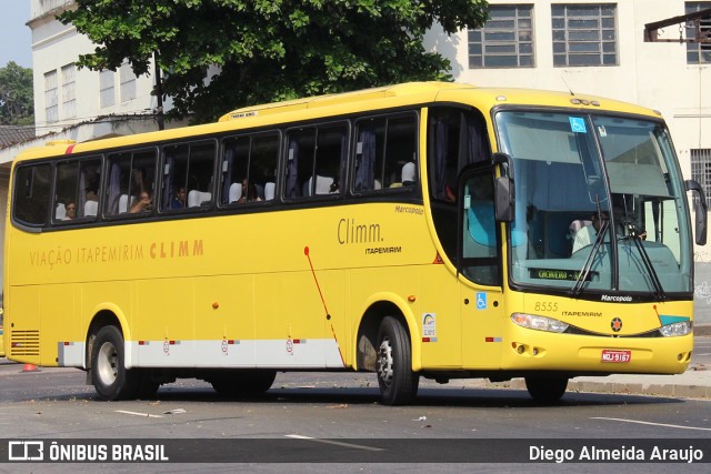Viação Itapemirim 8555 na cidade de Rio de Janeiro, Rio de Janeiro, Brasil, por Diego Almeida Araujo. Número da foto: #7743848.