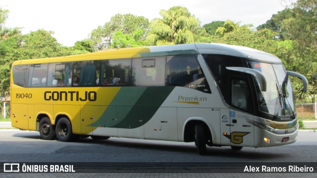 Empresa Gontijo de Transportes 19040 na cidade de Taubaté, São Paulo, Brasil, por Alex Ramos Ribeiro. ID da foto: 7744563.