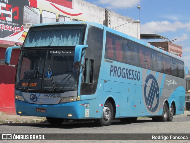 Auto Viação Progresso 6038 na cidade de Caruaru, Pernambuco, Brasil, por Rodrigo Fonseca. Número da foto: #7747415.
