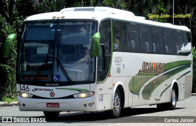 Viação Graciosa 146 na cidade de Curitiba, Paraná, Brasil, por Carlos Júnior. ID da foto: 7747210.