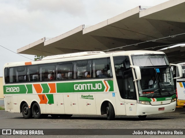 Empresa Gontijo de Transportes 21020 na cidade de Teresina, Piauí, Brasil, por João Pedro Pereira Reis. ID da foto: 7745632.