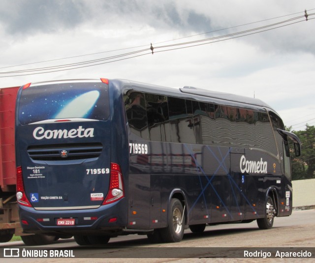 Viação Cometa 719569 na cidade de Conselheiro Lafaiete, Minas Gerais, Brasil, por Rodrigo  Aparecido. Número da foto: #7748069.