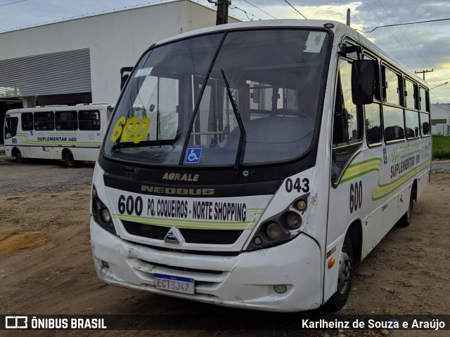 Rede Complementar de Natal 043 na cidade de Natal, Rio Grande do Norte, Brasil, por Karlheinz de Souza e Araújo. Número da foto: #7747030.