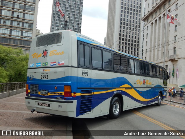 Vip Bus Comércio de Ônibus 1991 na cidade de São Paulo, São Paulo, Brasil, por André Luiz Gomes de Souza. ID da foto: 7749164.