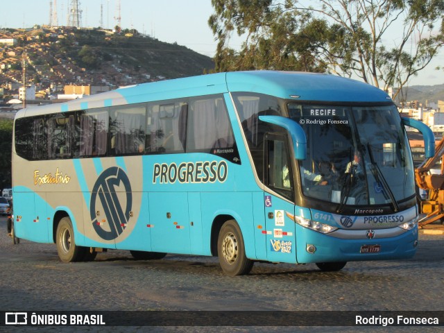 Auto Viação Progresso 6141 na cidade de Caruaru, Pernambuco, Brasil, por Rodrigo Fonseca. ID da foto: 7747318.