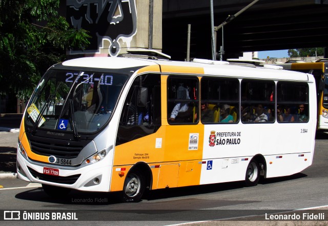 Qualibus Qualidade em Transportes 3 5844 na cidade de São Paulo, São Paulo, Brasil, por Leonardo Fidelli. ID da foto: 7749380.