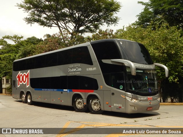 Auto Viação 1001 RJ 108.691 na cidade de São Paulo, São Paulo, Brasil, por André Luiz Gomes de Souza. ID da foto: 7748131.