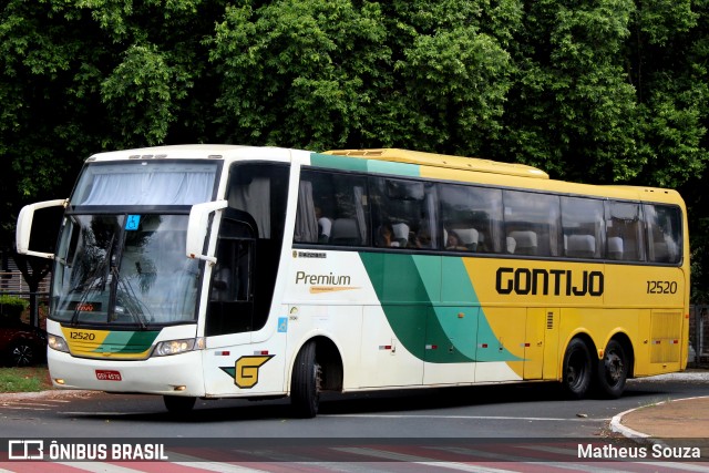 Empresa Gontijo de Transportes 12520 na cidade de Uberaba, Minas Gerais, Brasil, por Matheus Souza. ID da foto: 7747264.