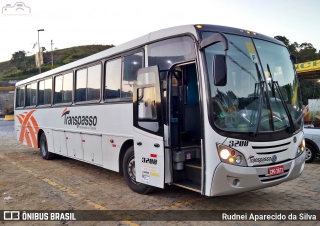 Transpasso Fretamentos e Turismo 3200 na cidade de Santa Isabel, São Paulo, Brasil, por Rudnei Aparecido da Silva. ID da foto: 7748269.