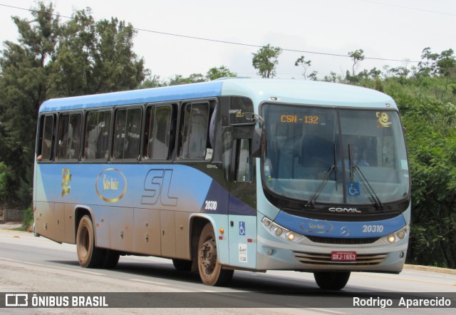 Viação São Luiz 20310 na cidade de Conselheiro Lafaiete, Minas Gerais, Brasil, por Rodrigo  Aparecido. Número da foto: #7748371.