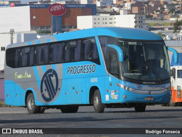 Auto Viação Progresso 6600 na cidade de Caruaru, Pernambuco, Brasil, por Rodrigo Fonseca. Número da foto: #7747273.