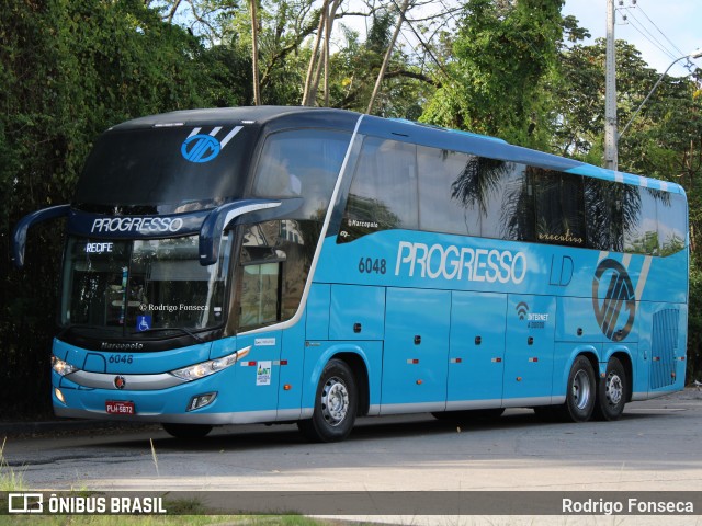Auto Viação Progresso 6048 na cidade de Recife, Pernambuco, Brasil, por Rodrigo Fonseca. Número da foto: #7747356.