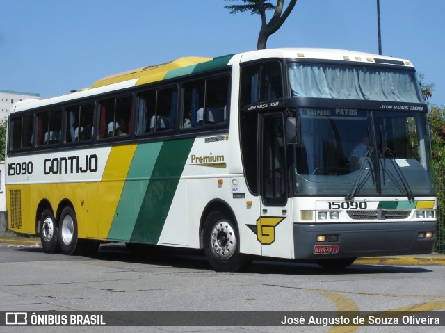 Empresa Gontijo de Transportes 15090 na cidade de São Paulo, São Paulo, Brasil, por José Augusto de Souza Oliveira. ID da foto: 7673118.