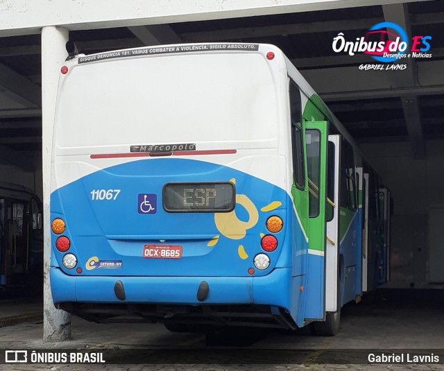 Metropolitana Transportes e Serviços 11067 na cidade de Vila Velha, Espírito Santo, Brasil, por Gabriel Lavnis. ID da foto: 7672052.