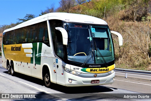 Viação Nacional 16110 na cidade de Três Rios, Rio de Janeiro, Brasil, por Adriano Duarte. ID da foto: 7676191.