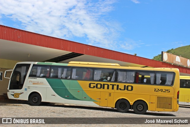 Empresa Gontijo de Transportes 12425 na cidade de Leopoldina, Minas Gerais, Brasil, por José Maxwel Schott. Número da foto: #7672178.