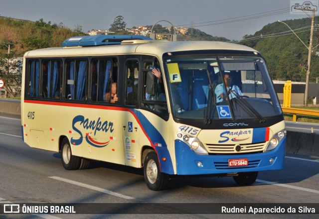 Sanpar Tur 4115 na cidade de Arujá, São Paulo, Brasil, por Rudnei Aparecido da Silva. ID da foto: 7671396.