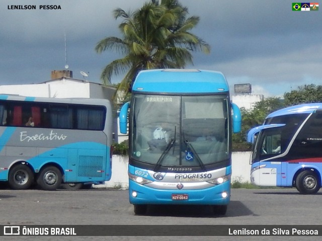 Auto Viação Progresso 6072 na cidade de Caruaru, Pernambuco, Brasil, por Lenilson da Silva Pessoa. ID da foto: 7675346.