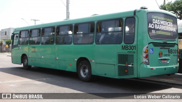 Auto Viação Mercês MB301 na cidade de Curitiba, Paraná, Brasil, por Lucas Weber Calizario. ID da foto: 7675977.