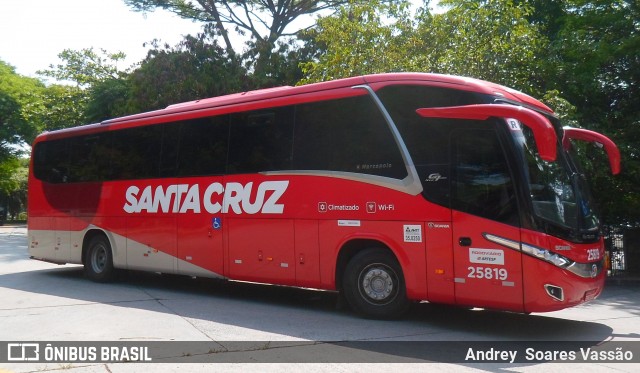 Viação Santa Cruz 25819 na cidade de São Paulo, São Paulo, Brasil, por Andrey  Soares Vassão. Número da foto: #7676611.