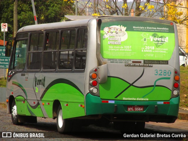 Turin Transportes 3280 na cidade de Ouro Preto, Minas Gerais, Brasil, por Gerdan Gabriel Bretas Corrêa. Número da foto: #7673329.