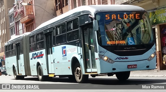 SOUL - Sociedade de Ônibus União Ltda. 7482 na cidade de Porto Alegre, Rio Grande do Sul, Brasil, por Max Ramos. Número da foto: #7671901.