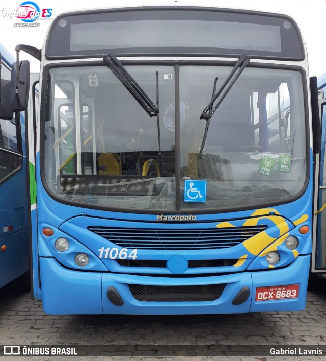 Metropolitana Transportes e Serviços 11064 na cidade de Vila Velha, Espírito Santo, Brasil, por Gabriel Lavnis. ID da foto: 7672083.