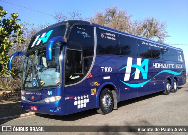 Horizonte Azul 7100 na cidade de São João Batista do Glória, Minas Gerais, Brasil, por Vicente de Paulo Alves. ID da foto: 7674387.