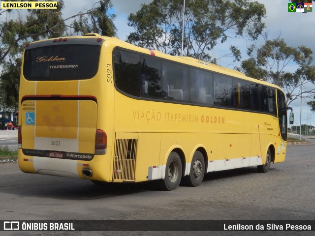 Viação Itapemirim 5023 na cidade de Caruaru, Pernambuco, Brasil, por Lenilson da Silva Pessoa. ID da foto: 7675271.