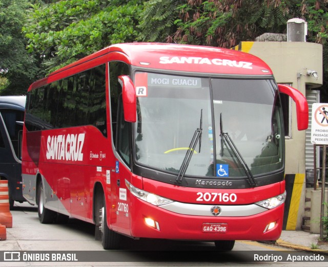 Viação Santa Cruz 207160 na cidade de São Paulo, São Paulo, Brasil, por Rodrigo  Aparecido. ID da foto: 7672167.