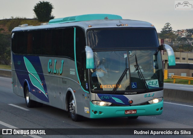 CLJ Turismo 4340 na cidade de Arujá, São Paulo, Brasil, por Rudnei Aparecido da Silva. Número da foto: #7672648.