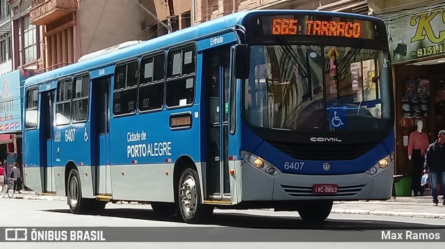 Nortran Transportes Coletivos 6407 na cidade de Porto Alegre, Rio Grande do Sul, Brasil, por Max Ramos. ID da foto: 7671884.