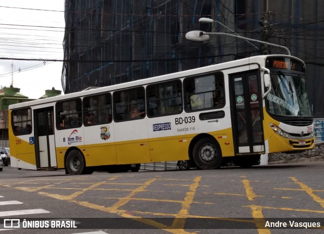 Belém Rio Transportes BD-039 na cidade de Belém, Pará, Brasil, por Andre Vasques. Número da foto: #7752669.