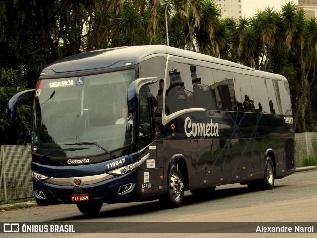 Viação Cometa 719547 na cidade de Curitiba, Paraná, Brasil, por Alexandre Rodrigo. ID da foto: 7750320.