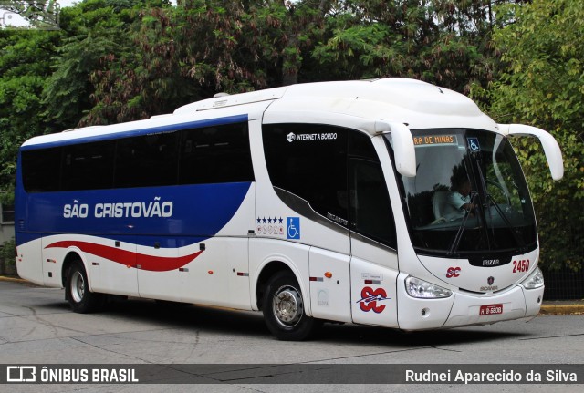 Viação São Cristóvão 2450 na cidade de São Paulo, São Paulo, Brasil, por Rudnei Aparecido da Silva. ID da foto: 7752901.